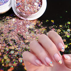 3D Sparkling Nail Glitter Powder - Nail Art Supplies
