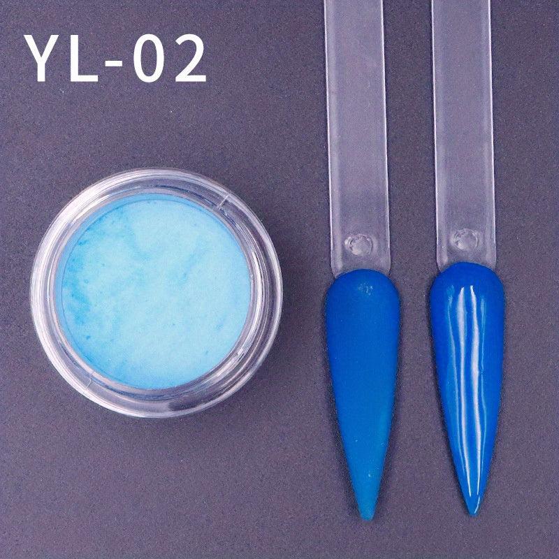 10ml Nail Dip Powder Fluorescent Crystal Carving Powder
