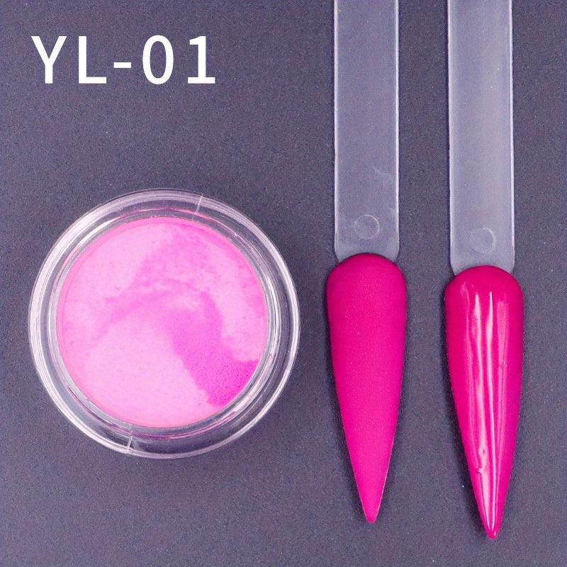 10ml Nail Dip Powder Fluorescent Crystal Carving Powder