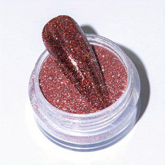 Reflective Glitter Sequins for Acrylic Nails - Silver Nail Powder