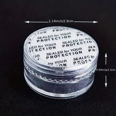 Reflective Glitter Sequins for Acrylic Nails - Silver Nail Powder