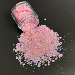Mixed Holographic Chunky & Fine Glitter Sequins Powder