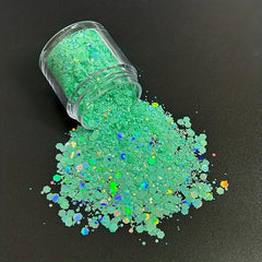 Mixed Holographic Chunky & Fine Glitter Sequins Powder