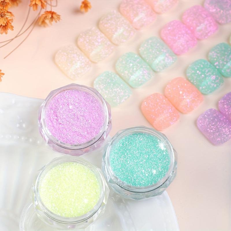 Luminous Fluorescent Glittery Nail Art Starlight Sugar Powder