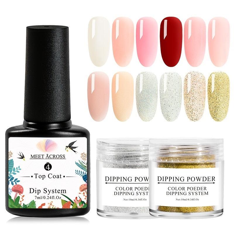 Dip Powder Nail Kit with Essential Liquid Set