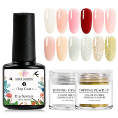 Dip Powder Nail Kit with Essential Liquid Set