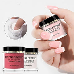 French Nail Art Manicure Kit Classic Dip Powder DIY Home Use Party Gift