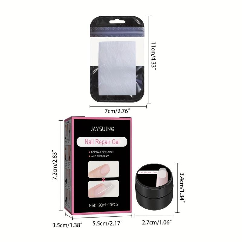 Clear Fiber Nail Extension Gel Strengthen Hard Gel Anti-crack Manicure