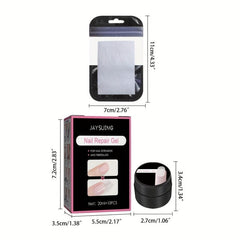 Clear Fiber Nail Extension Gel Strengthen Hard Gel Anti-crack Manicure