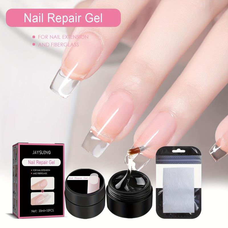 Clear Fiber Nail Extension Gel Strengthen Hard Gel Anti-crack Manicure
