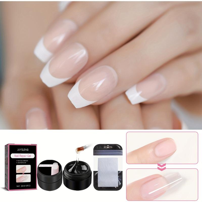 Clear Fiber Nail Extension Gel Strengthen Hard Gel Anti-crack Manicure