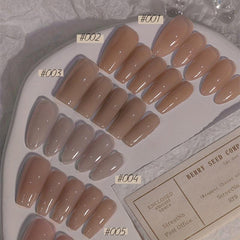 9pcs Ice Transparent Nude Gel Polish Set for Nail Art DIY
