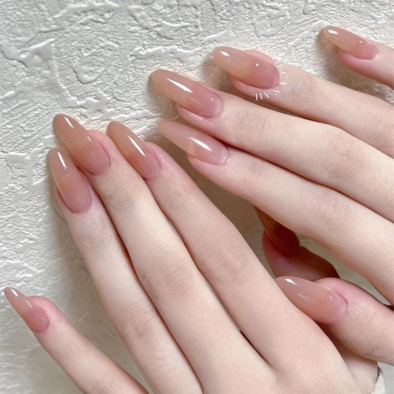 9pcs Ice Transparent Nude Gel Polish Set for Nail Art DIY