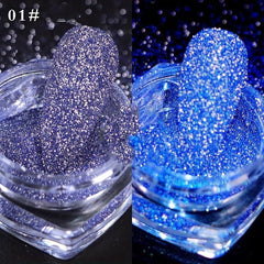Reflective Nail Glitter Dust for Nail Art 2g Bottle