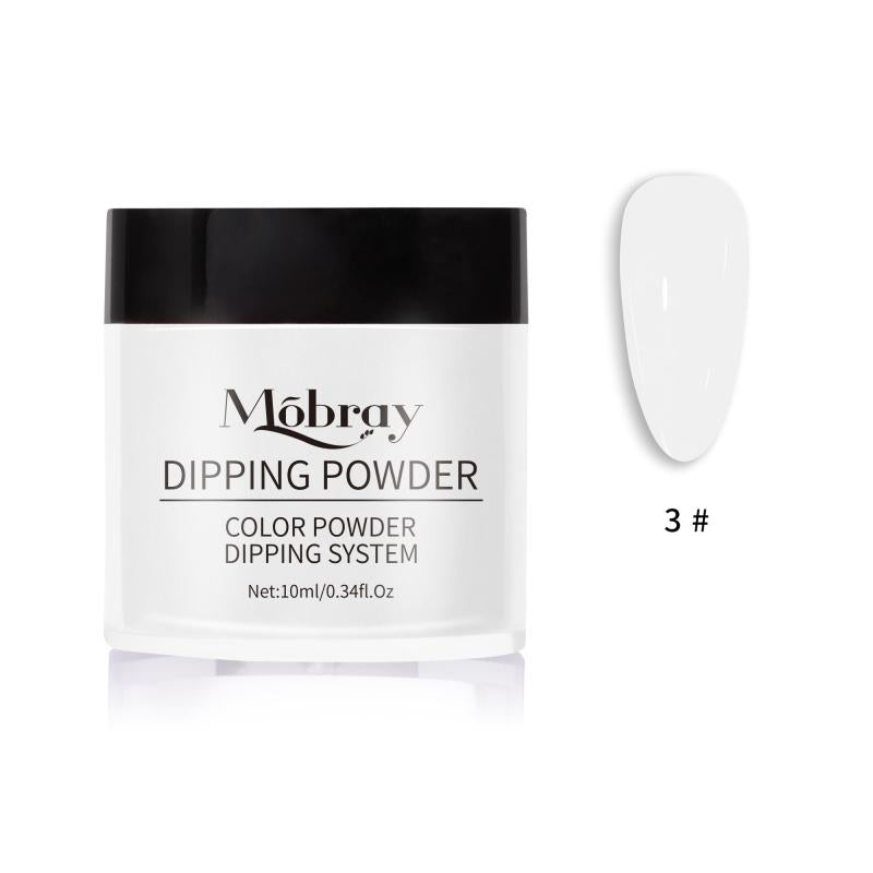 10 Color DIY Nail Art Dip Powder in Pink - Long Lasting and Durable