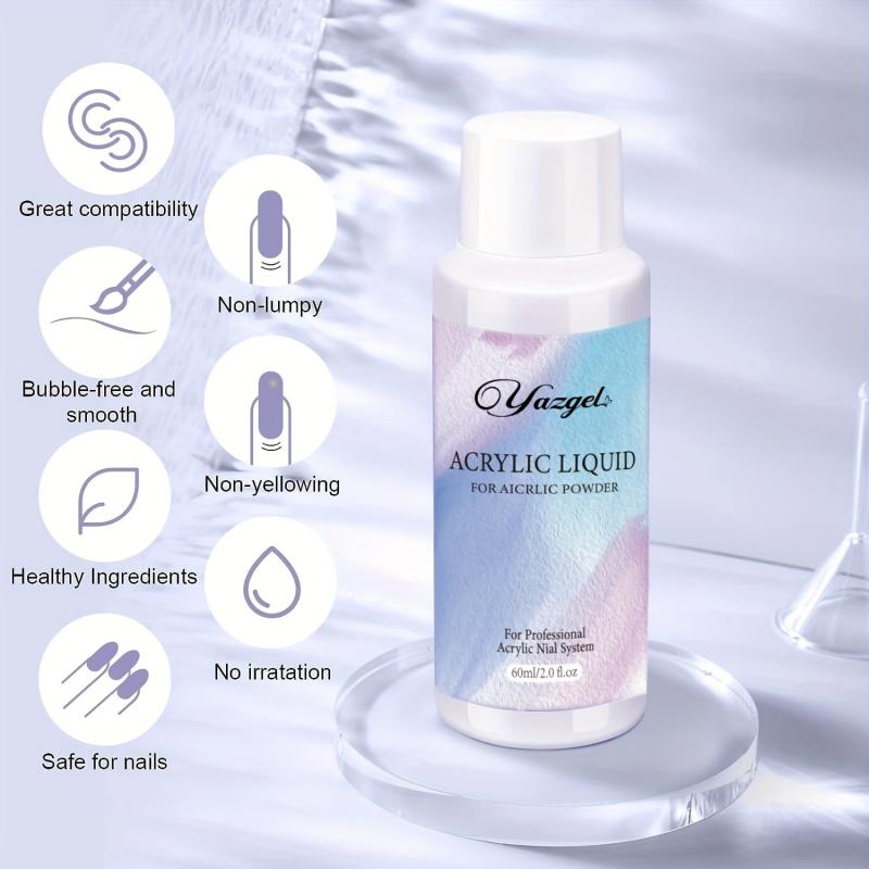 4 Oz Acrylic Liquid For Nails Extension Non yellowing MMA Formula