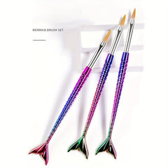 5pcs Acrylic Nail Extension Kit w/ Liquid Monomer, Cup & Brush Manicure Tools