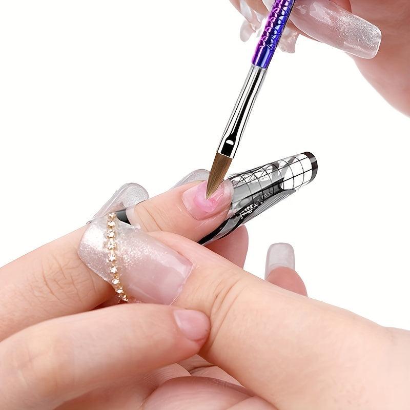 5pcs Acrylic Nail Extension Kit w/ Liquid Monomer, Cup & Brush Manicure Tools