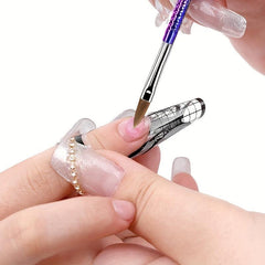 5pcs Acrylic Nail Extension Kit w/ Liquid Monomer, Cup & Brush Manicure Tools