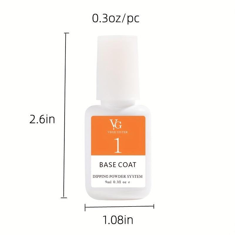 Dip Powder Nail Art Kit with Activator for Home & Salon Use