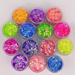 Colorful Glitter Powder Sequins DIY Nail Art Decoration