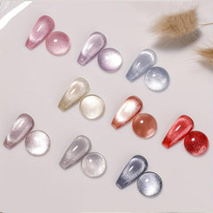 Reflective Glitter Cat Eye Gel Nail Polish