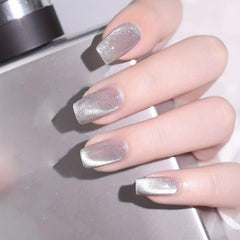 Reflective Glitter Cat Eye Gel Nail Polish
