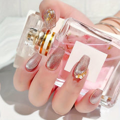 Reflective Glitter Cat Eye Gel Nail Polish