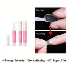 Mini Nail Glue Professional Nail Art Acrylic False Nail Glue Long Lasting