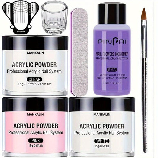 Acrylic Nail Kit for Extensions and DIY Manicures