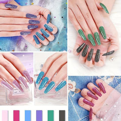 12 Colors Glitter Pink Dipping Powder Kit