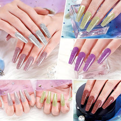 12 Colors Glitter Pink Dipping Powder Kit