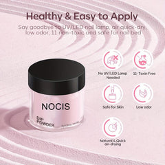 11 Pcs Dip Powder Nail Kit Starter 4 Colors Clear Nude Pink Acrylic Dip Powder