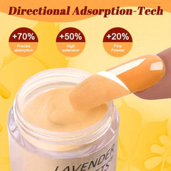 20 Pcs Dip Powder Nail Kit Starter Set Red Yellow Brown Glitter