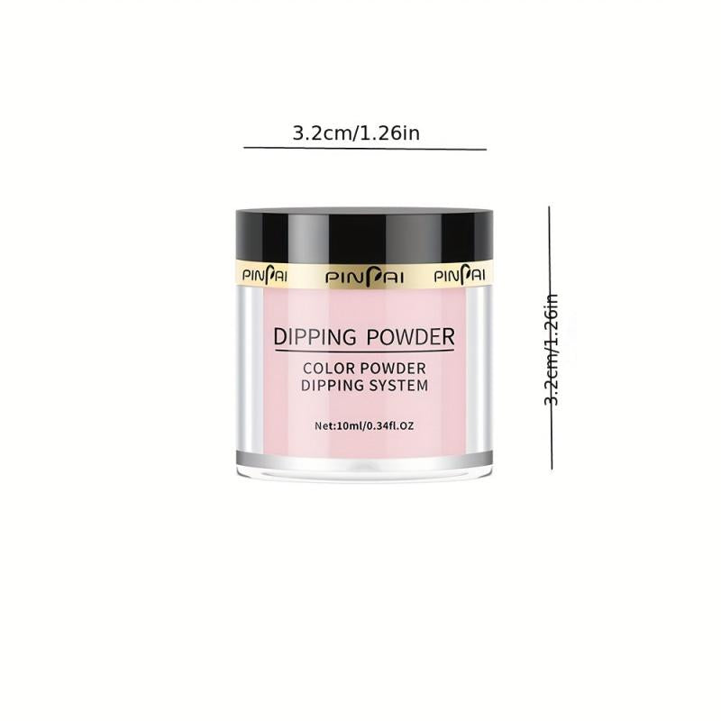 Dip Powder Nail Kit 6 Colors Haze Pink Acrylic Dipping Powder Base & Top Coat