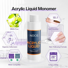 4 Oz Monomer Acrylic Nail Liquid Professional Monomer 120ml