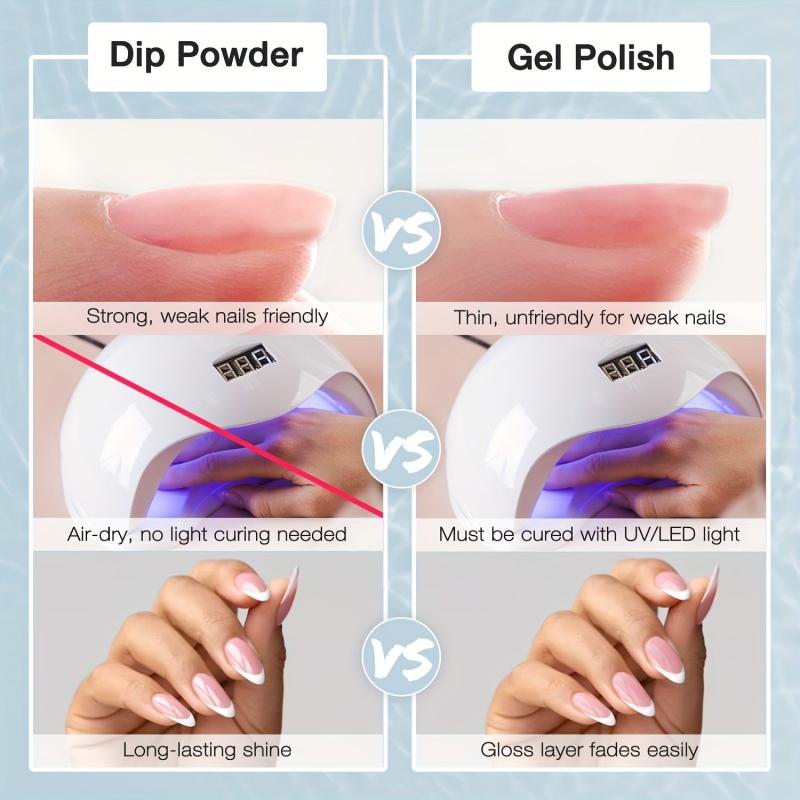 21pcs Dip Powder Nail Kit Starter Set for Salon Party Christmas Gift