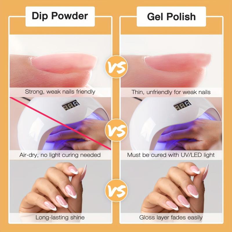 33pcs Dip Powder Nail Kit 24 Colors Glitter Dip Manicure Set & Tools