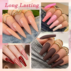20 Pcs Dip Nails Powder Starter Kit 16 Colors Neutral Acrylic Dipping Powder Set