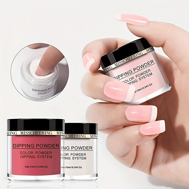 12 Colors Classic Nude Dipping Powder Kit for French Nail Art Manicure