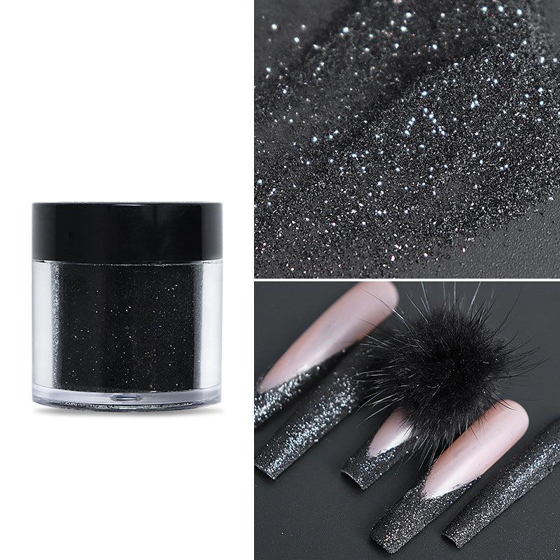 7 Colors Nail Glitter Powder Shining Sugar Effect Glitter Dust Sand Powder