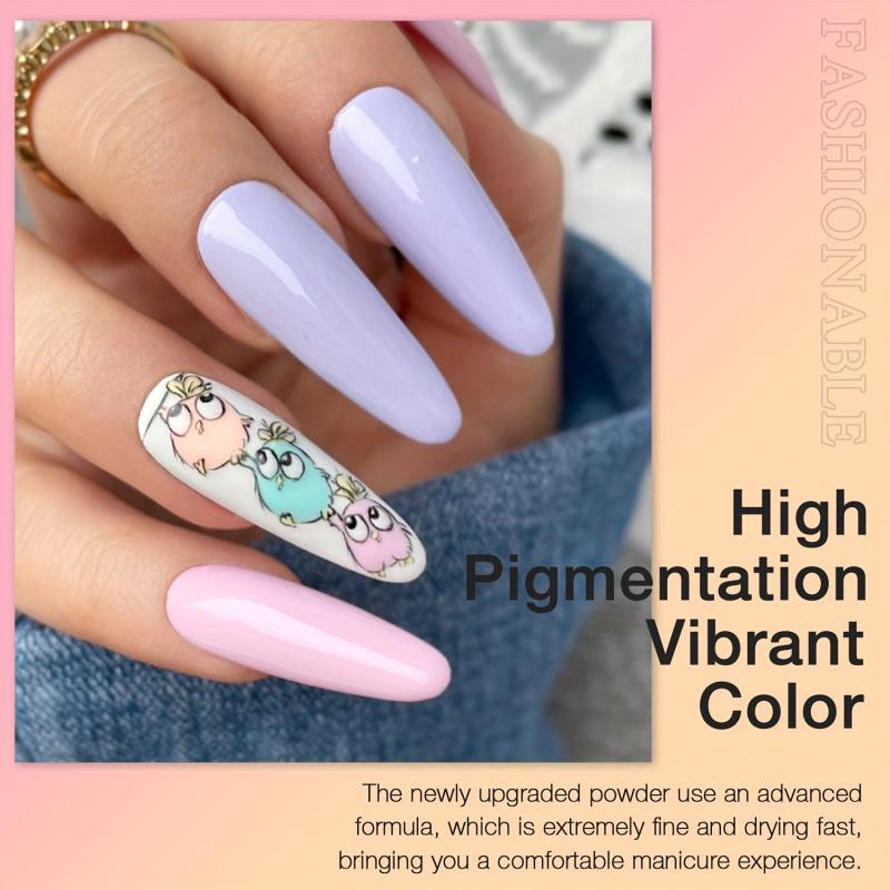33pcs Dip Powder Nail Kit: 24 Colors + Base Top Coat Activator
