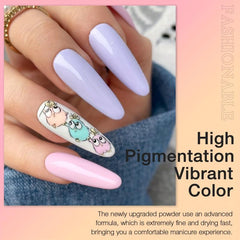 33pcs Dip Powder Nail Kit: 24 Colors + Base Top Coat Activator