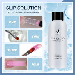 Poly Nail Gel Kit with 5oz Gel & Slip Solution