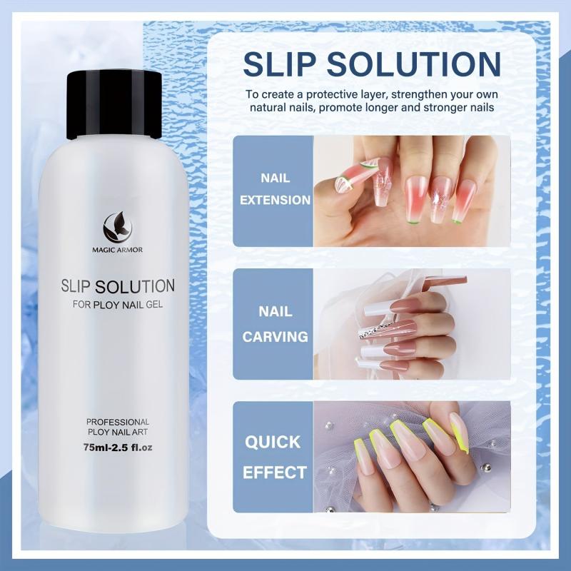 Poly Nail Gel Kit with 5oz Gel & Slip Solution