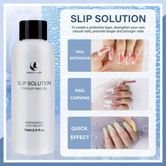Poly Nail Gel Kit with 5oz Gel & Slip Solution