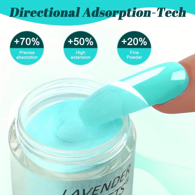 20pcs Nail Dip Powder Starter Kit 16 Green Sharp Colors Spring Summer Collection