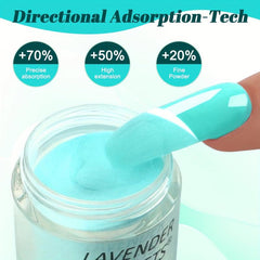 20pcs Nail Dip Powder Starter Kit 16 Green Sharp Colors Spring Summer Collection
