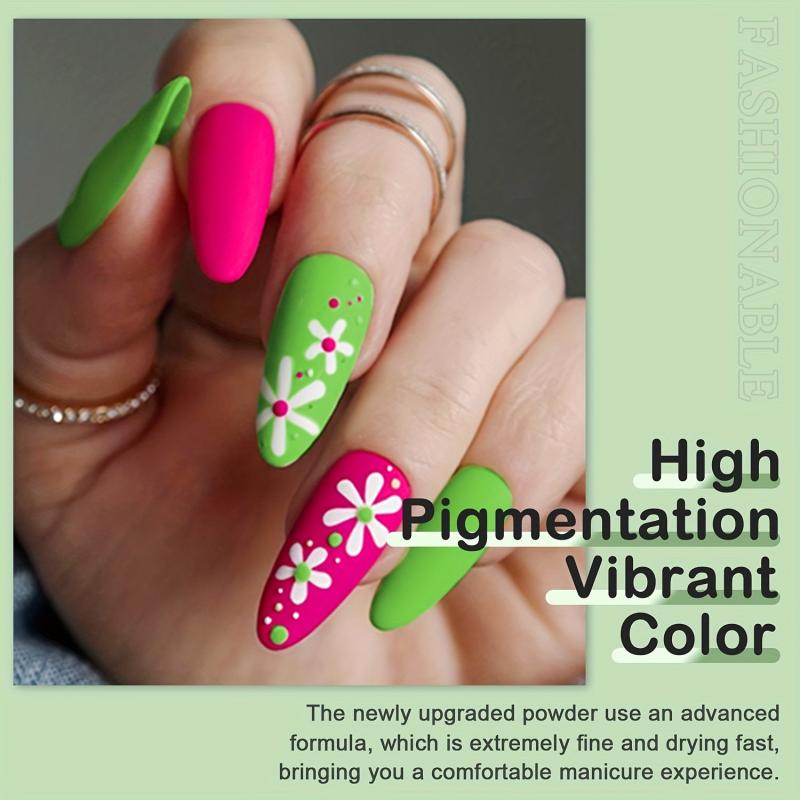 21pcs Dip Nails Powder Starter Kit 12 Colors Dip Nail Kit & Essential Nail Tools