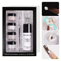 Beginner Acrylic Nail Kit with Acrylic Powder & Liquid Set - Easy to Use
